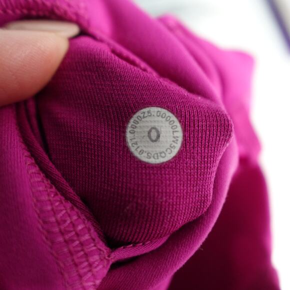 Lululemon Leggings Womens 0 Wunder Train High Rise 25" Yoga Run Pink Gym Workout - Picture 8 of 9